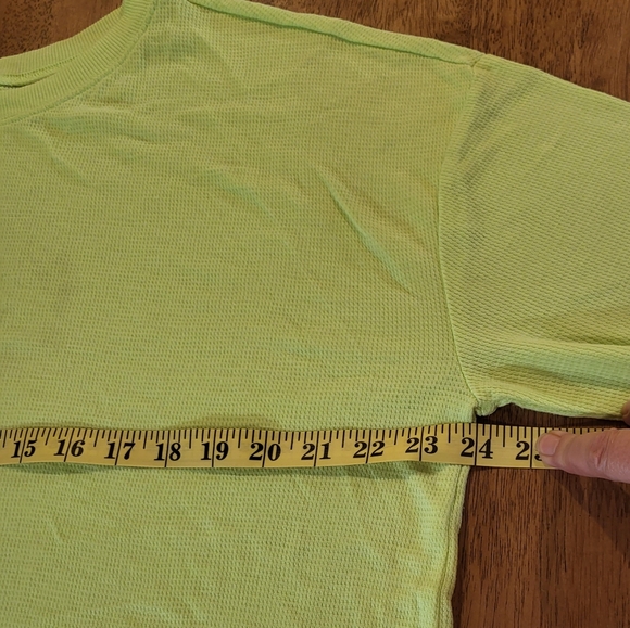 Mens Neon Green Thermal - Picture 4 of 4